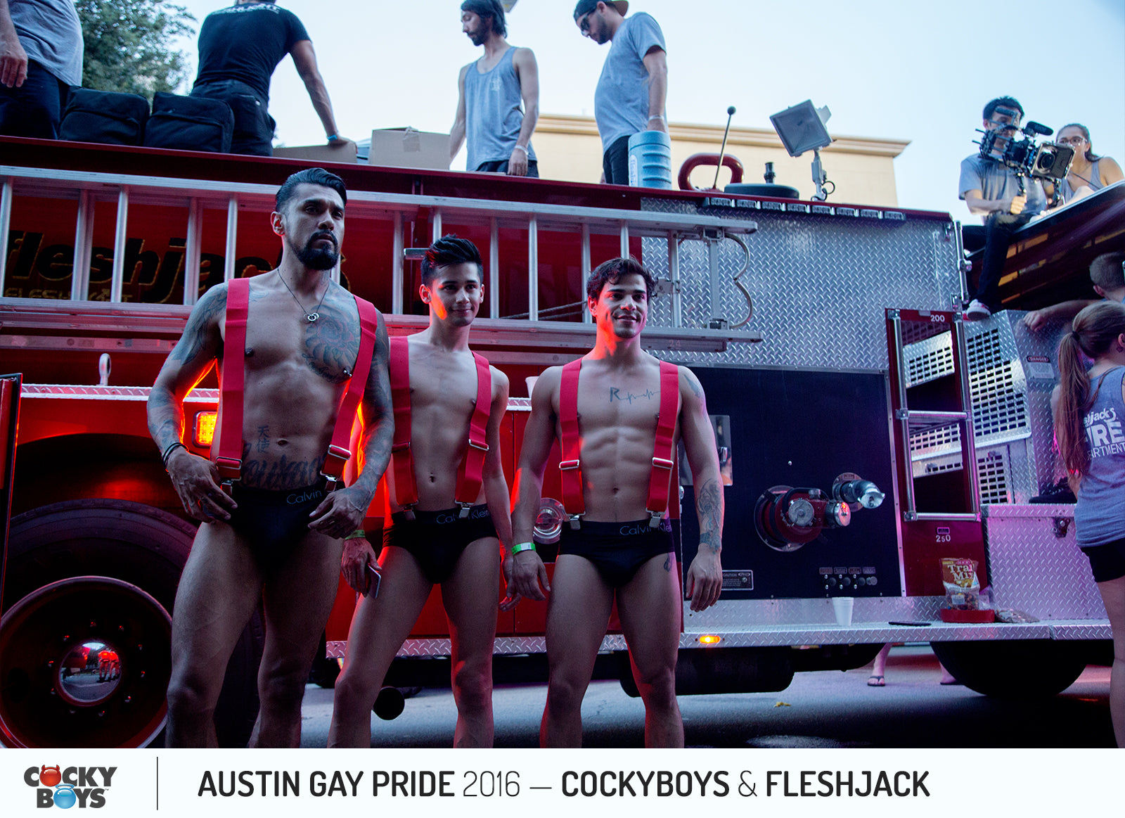 CockyBoys and FleshJack at Austin Pride Parade 2016
