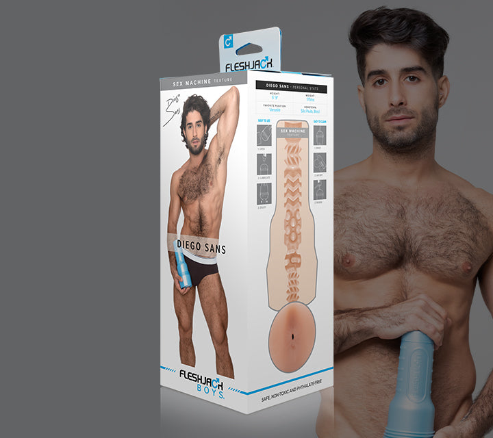 Diego Sans Sex Machine and Dildo pack Fleshjack Diego Sans Sex Machine and Dildo pack Fleshjack